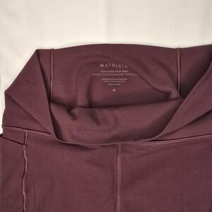 Athleta Burgundy Leggings